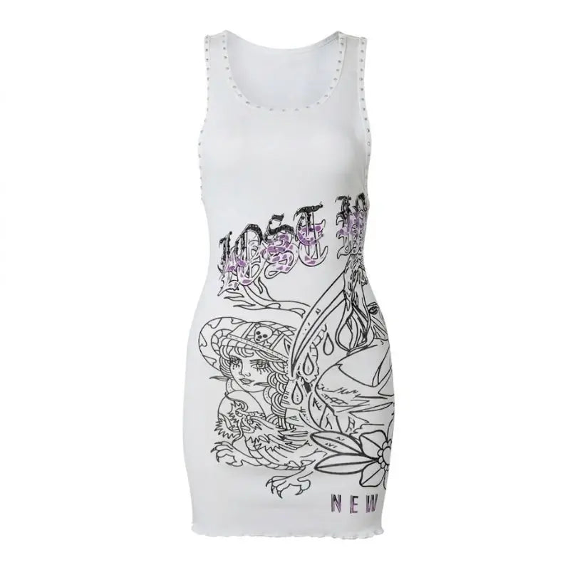 Lost Intricacy Multi‑Style Sleeveless Bodycon Mini Dress Streetwear