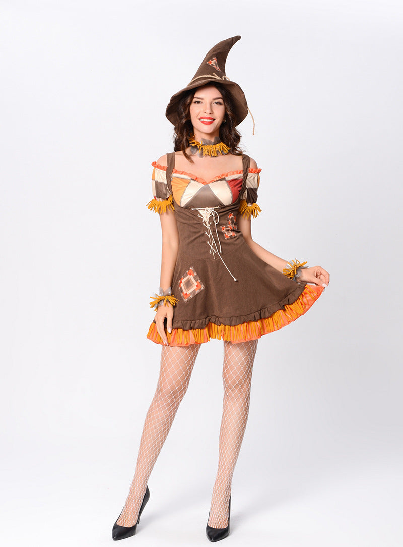 Halloween Women Scarecrow Zombie & Vampire Multi‑Style Cosplay Sets