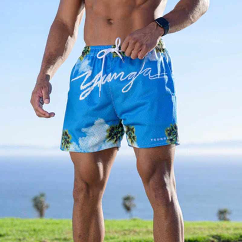 YOUNGLA 141 The Block Party Shorts
