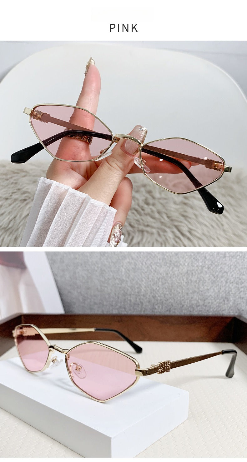 Miu Miu MU 56ZS Diamond Cat Eye Womens Sunglasses Multi Color Shades
