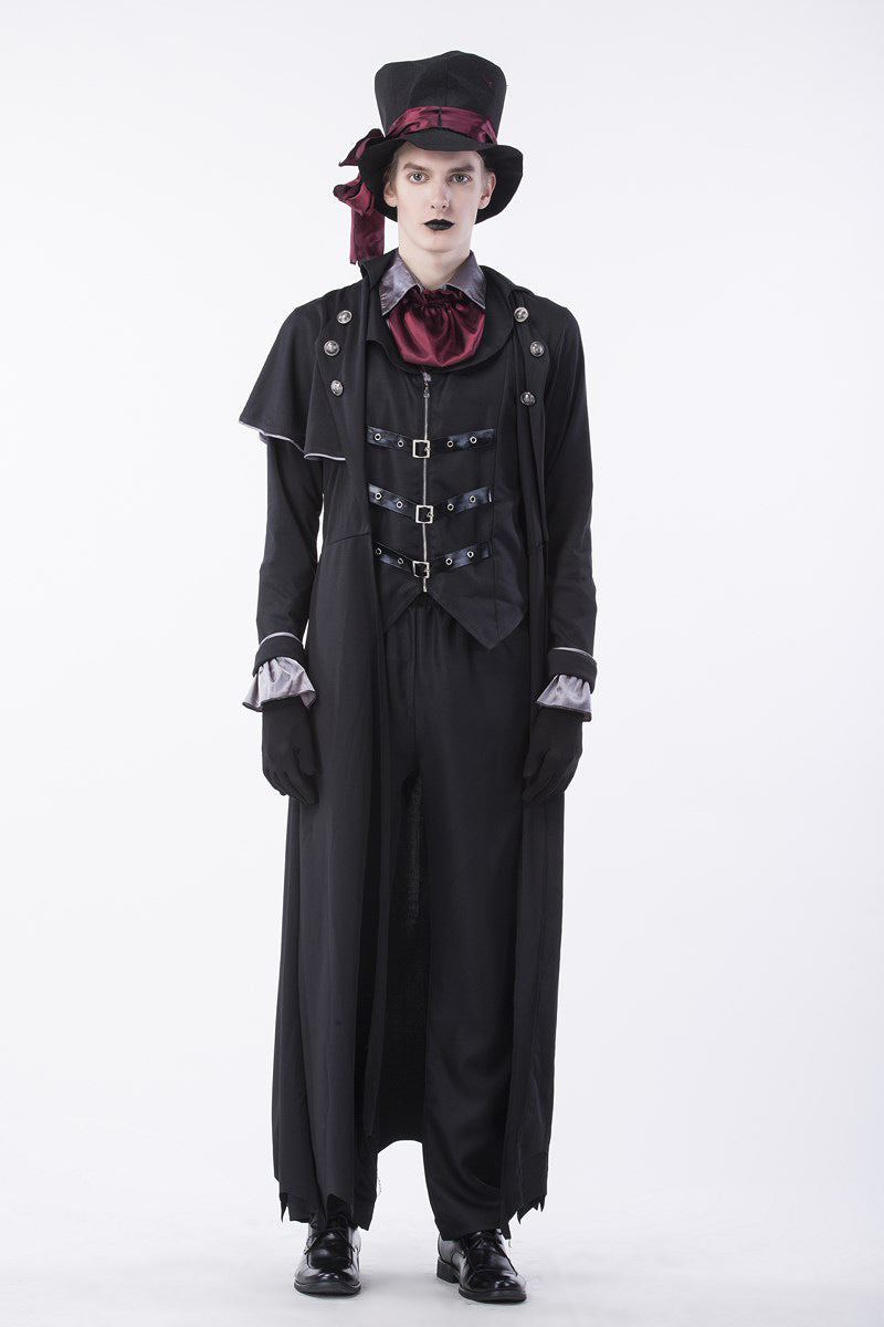 Halloween Men & Women Vampire Skeleton Gothic Cosplay Couple Sets