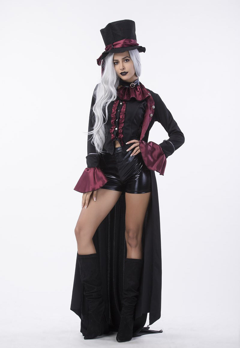 Halloween Men & Women Vampire Skeleton Gothic Cosplay Couple Sets
