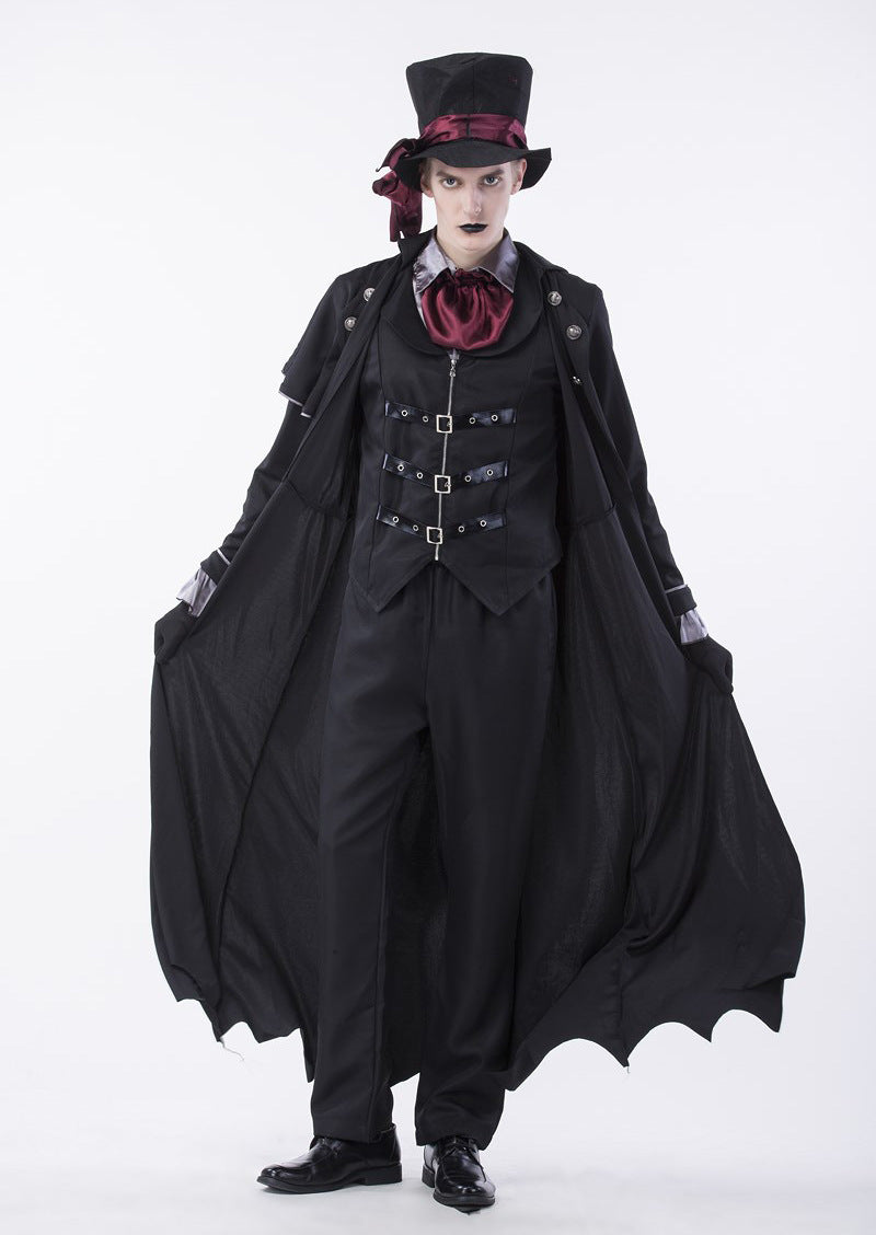 Halloween Men & Women Vampire Skeleton Gothic Cosplay Couple Sets