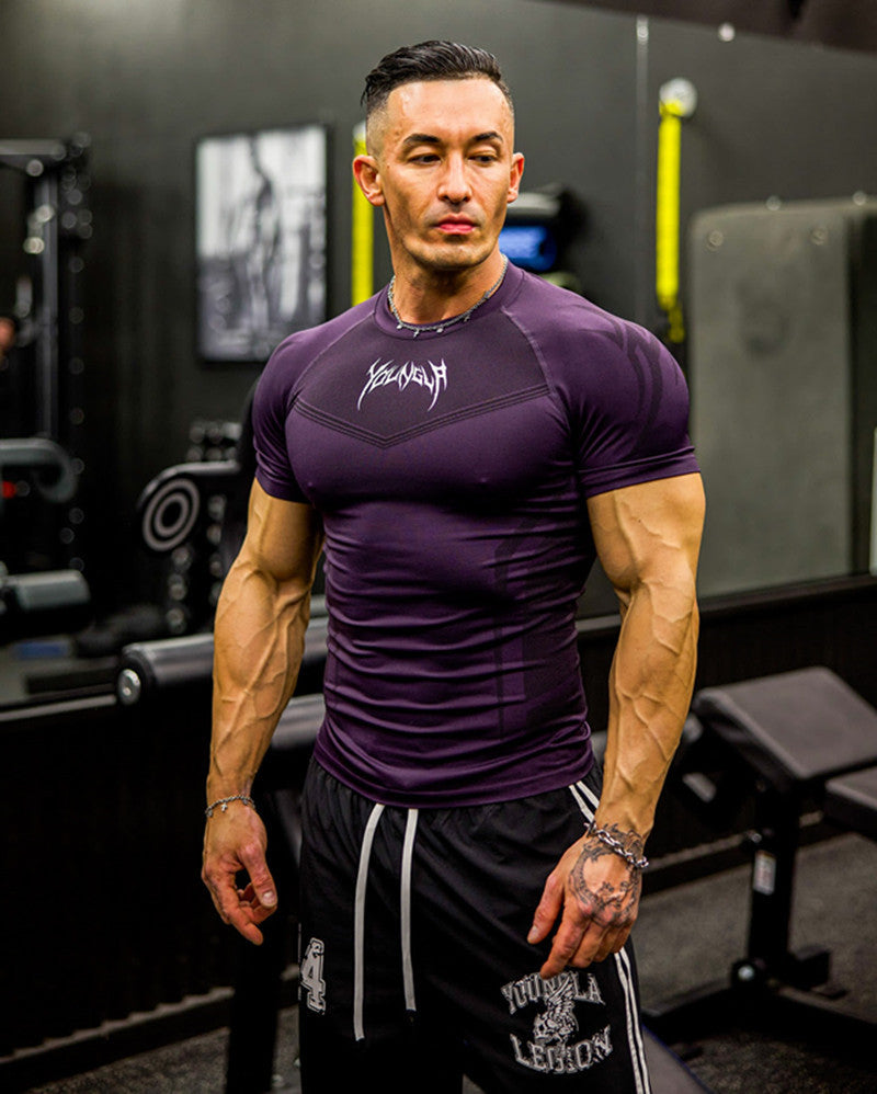YOUNGLA 4041 Warrior Compression Tees