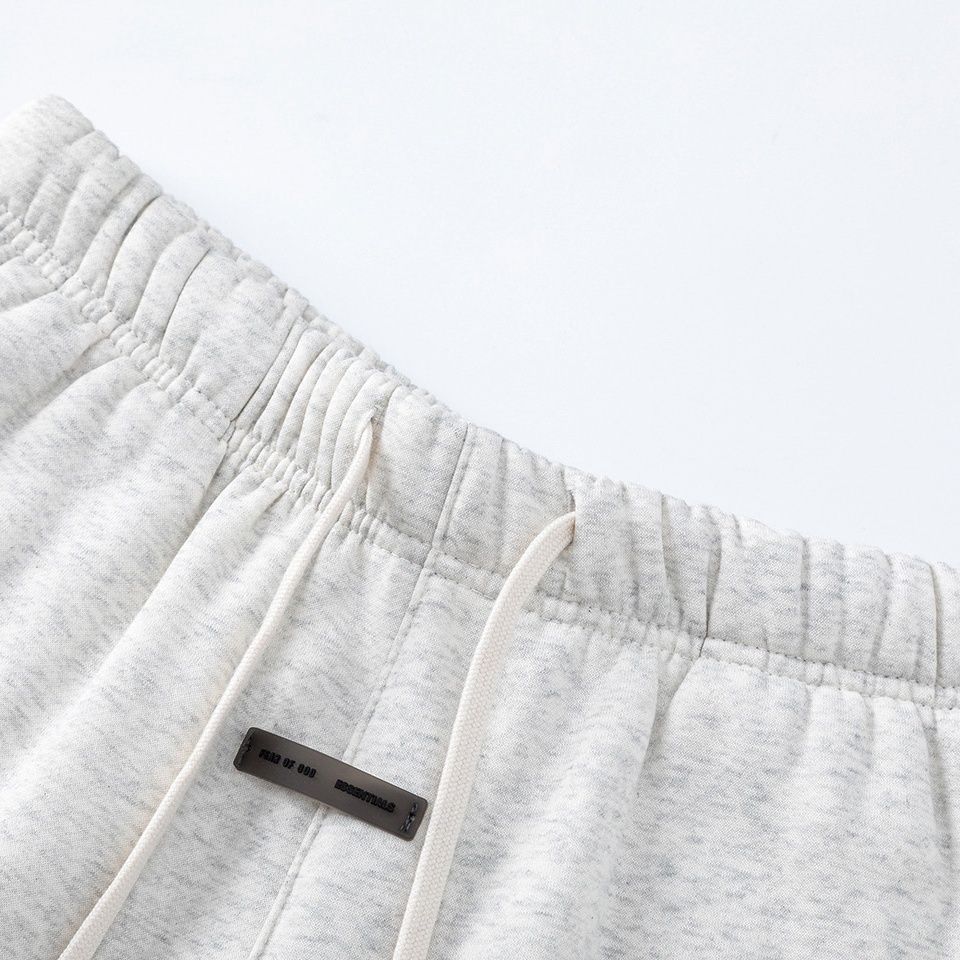 Fear Of God Essentials 3D Silicone Logo Fleece Hoodie Sweatpants Set