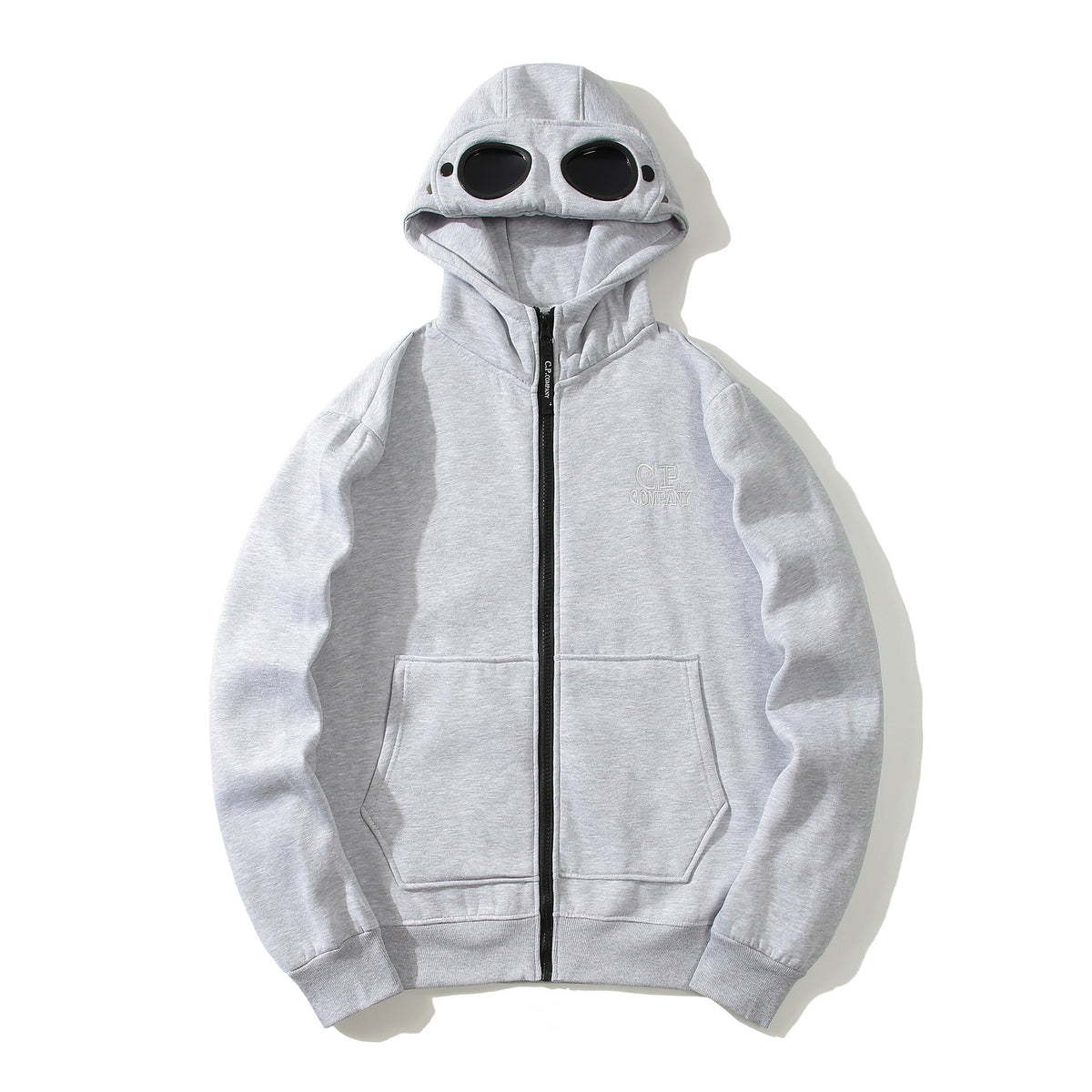 C.P. Company Goggle Zip Hoodie Lens Detail Sweatshirt