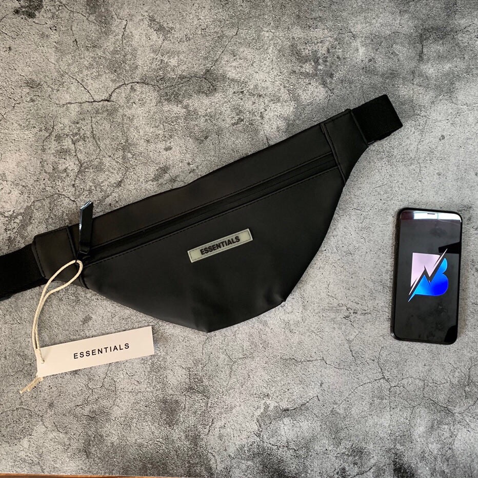 Fear of God ESSENTIALS Waterproof PU Belt Bag Fanny Pack Sling Bag