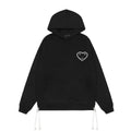 Heart Embroidered Hoodie Sweatpants Set
