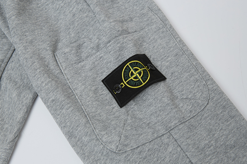 Stone Island Compass Patch Pants Men Cargo Shorts & Cotton Sweatpants
