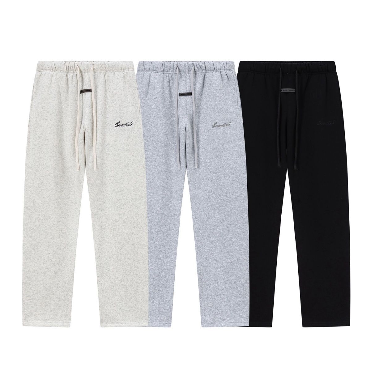 Fear Of God Essentials Letter Print Straight Sweat Pants Multi-Style