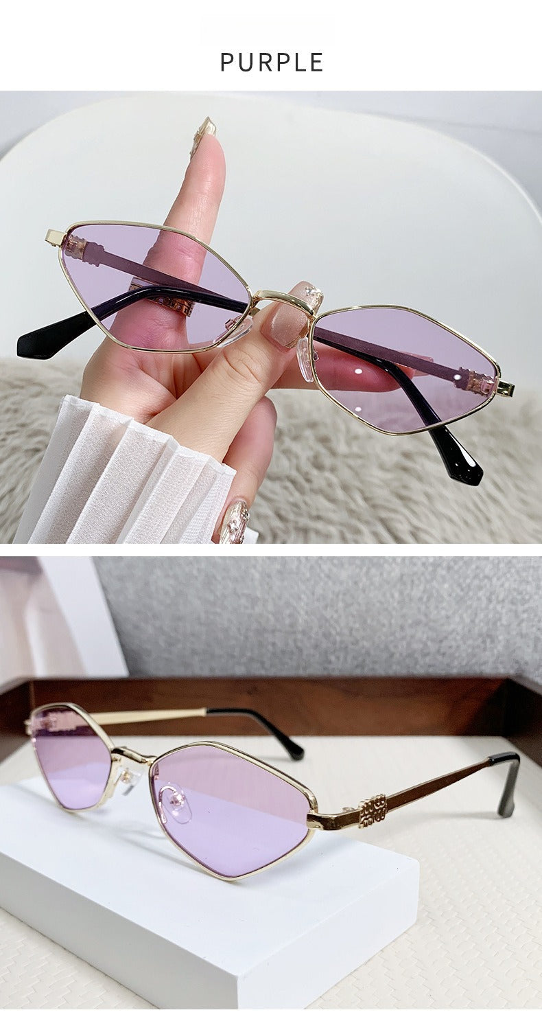 Miu Miu MU 56ZS Diamond Cat Eye Womens Sunglasses Multi Color Shades