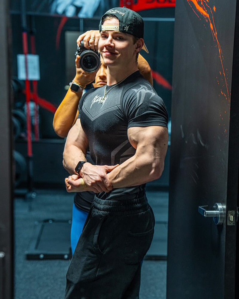 YOUNGLA 4041 Warrior Compression Tees
