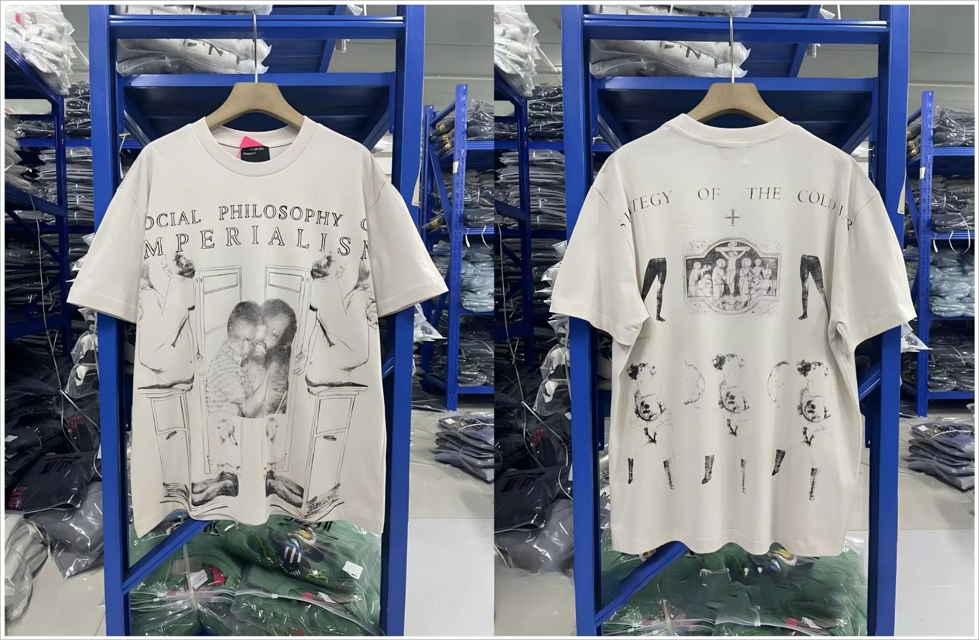Enfants Riches Deprimes Washed Letter Print Cut Off Tank Top Unisex