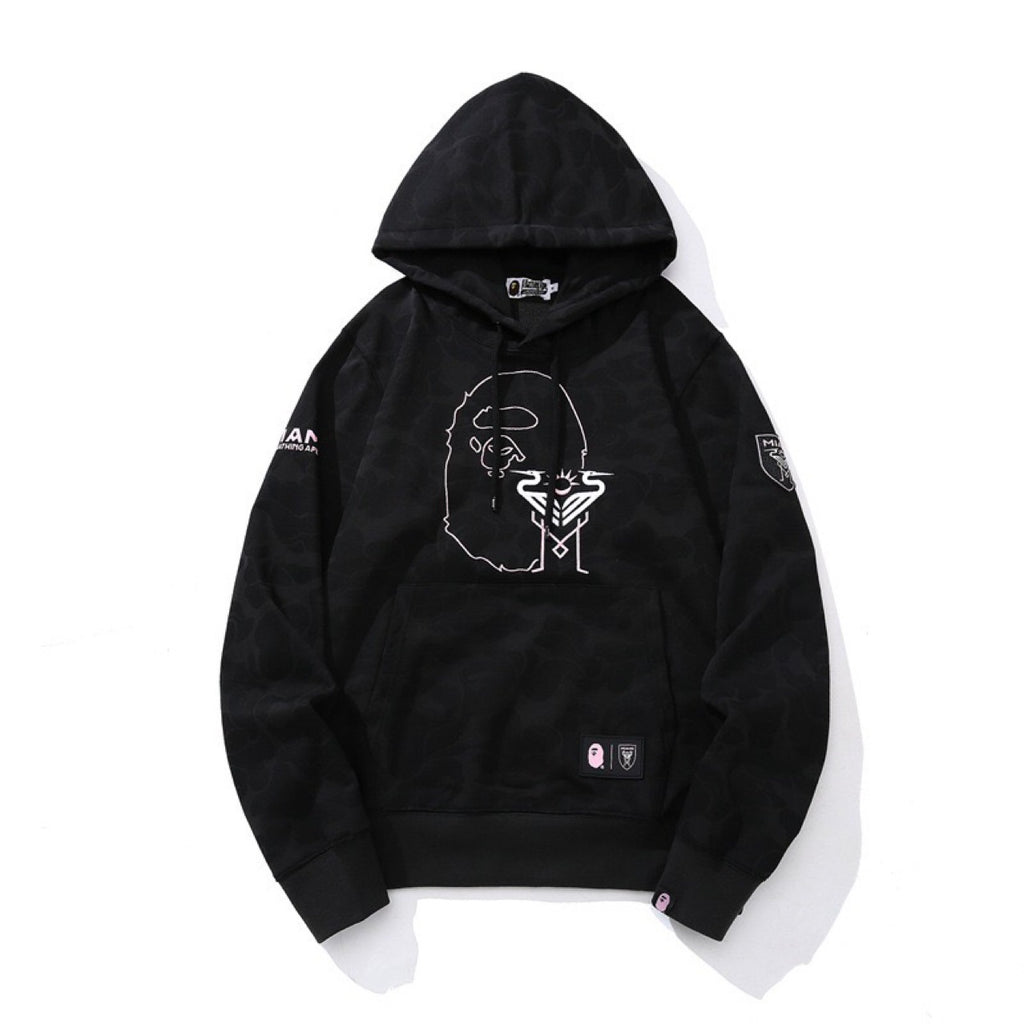 BAPE Ape Head Camo Graphic Pullover Hoodie Miami Sweatshirt