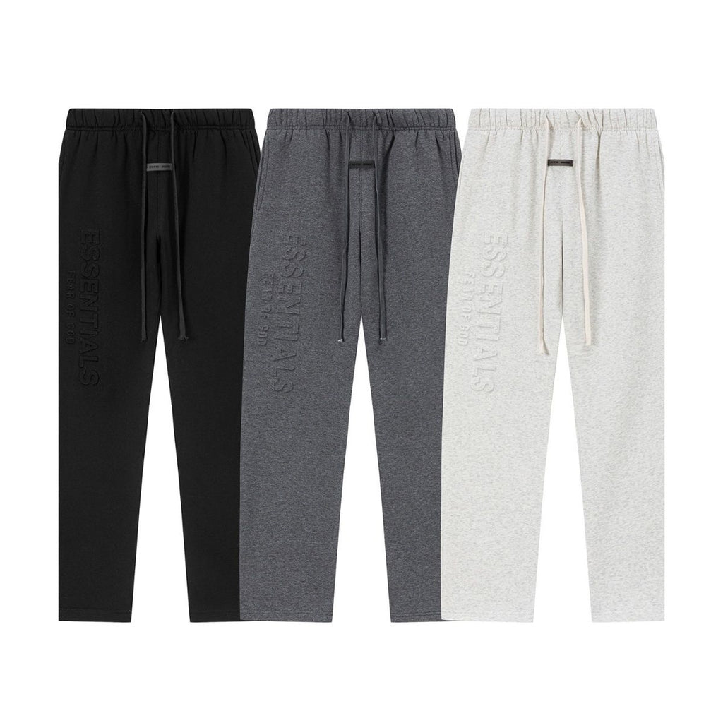Fear Of God Essentials Letter Print Straight Sweat Pants Multi-Style