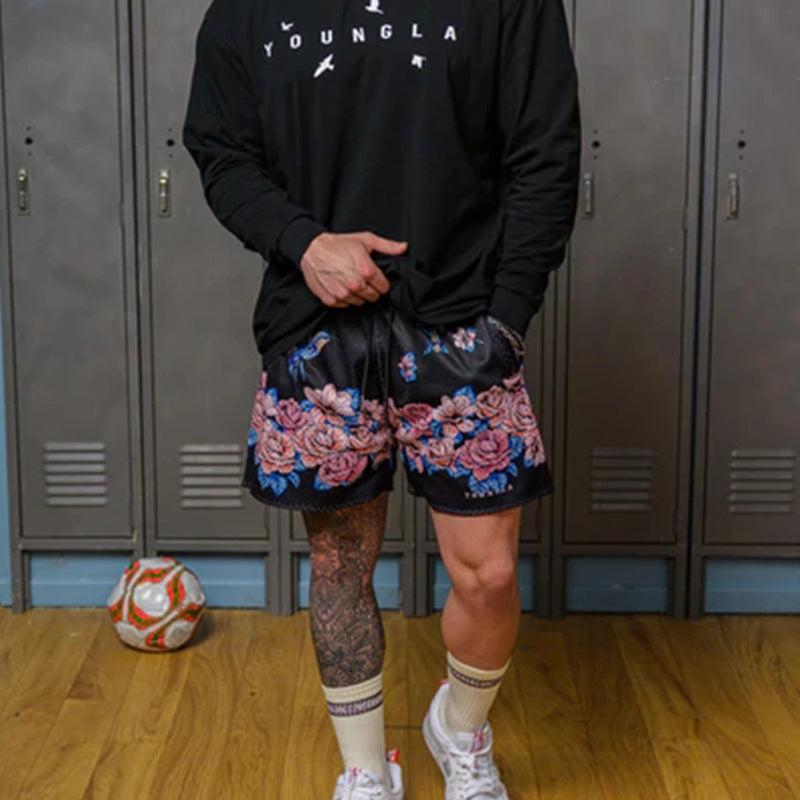 YOUNGLA 141 The Block Party Shorts