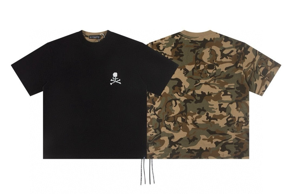 Mastermind Japan Skull Print Crew Neck Short Sleeve T Shirt Unisex