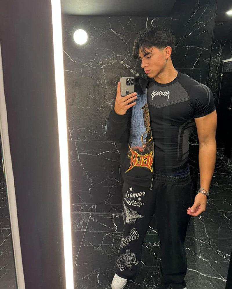 YOUNGLA 4041 Warrior Compression Tees