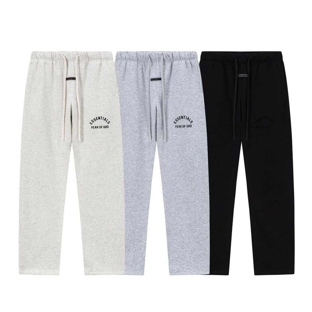 Fear Of God Essentials Letter Print Straight Sweat Pants Multi-Style