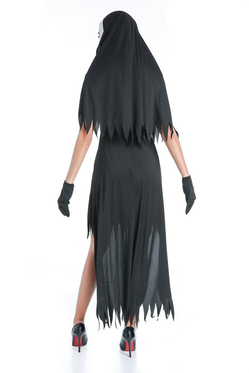 Halloween Men & Women Priest Nun Cosplay Easter Carnival Party Sets