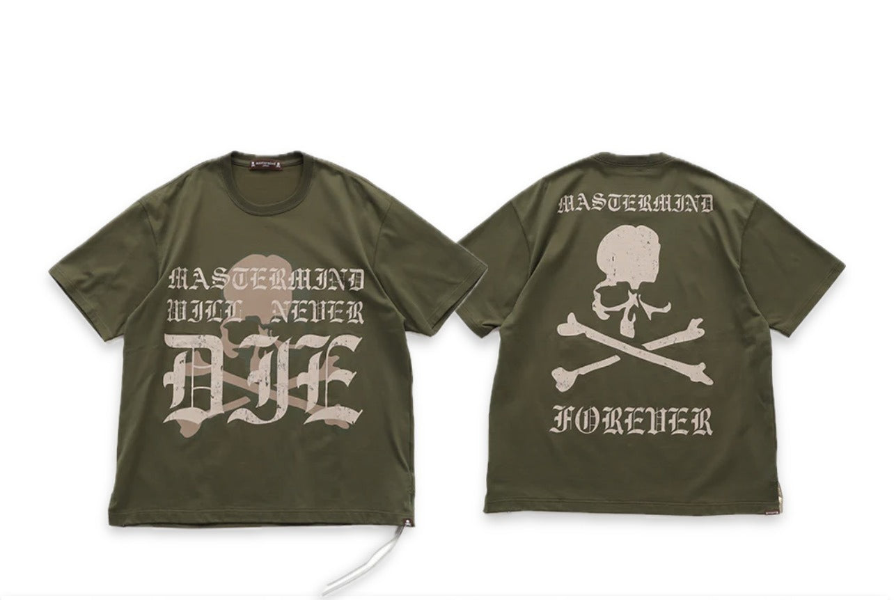 Mastermind Japan Skull Print Crew Neck Short Sleeve T Shirt Unisex