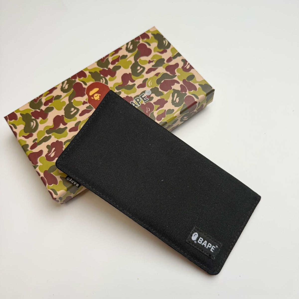 BAPE Ape Head ABC Camo Long Wallet