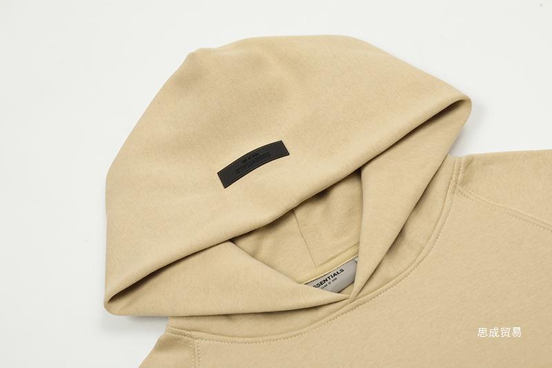 Fear of God ESSENTIALS 3D Silicone Letter Print Hoodie sweatpants
