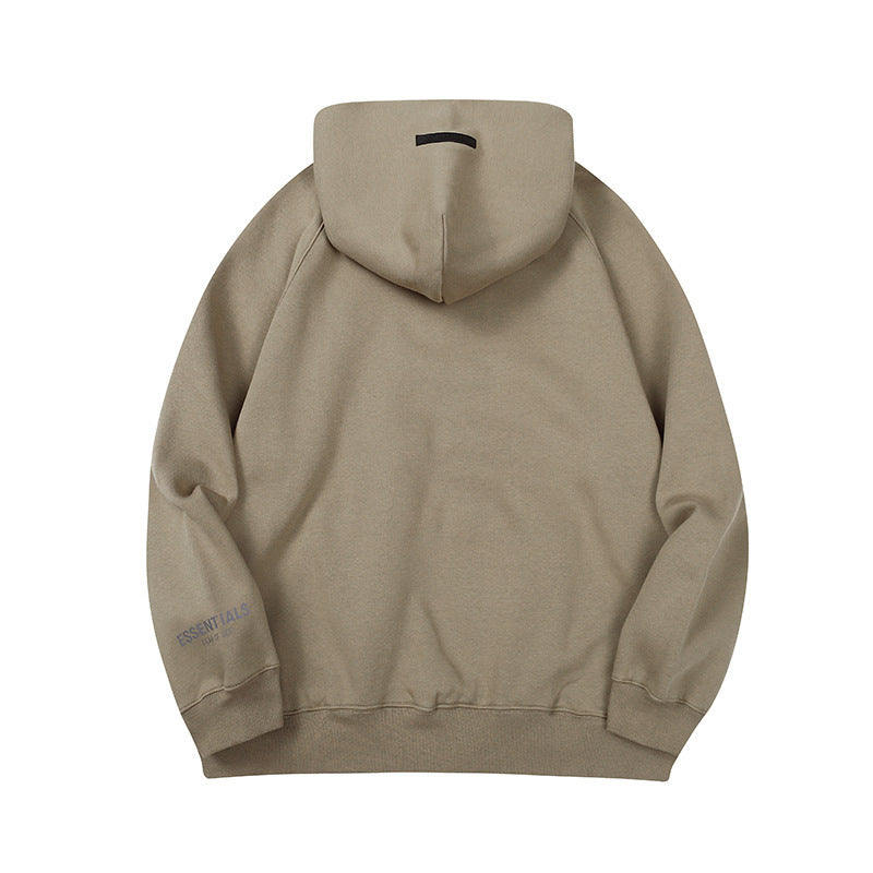 Fear of God ESSENTIALS Small Logo Hoodie, Chest & Sleeve Print