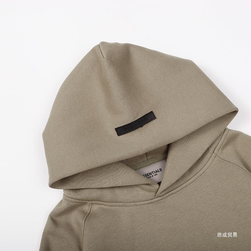 Fear of God ESSENTIALS Small Logo Hoodie, Chest & Sleeve Print