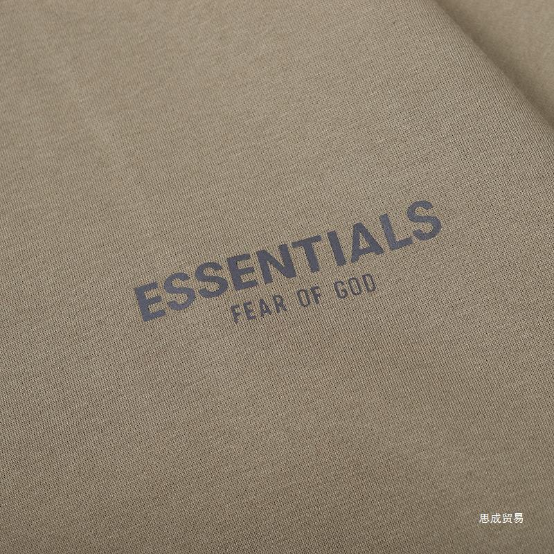 Fear of God ESSENTIALS Small Logo Hoodie, Chest & Sleeve Print