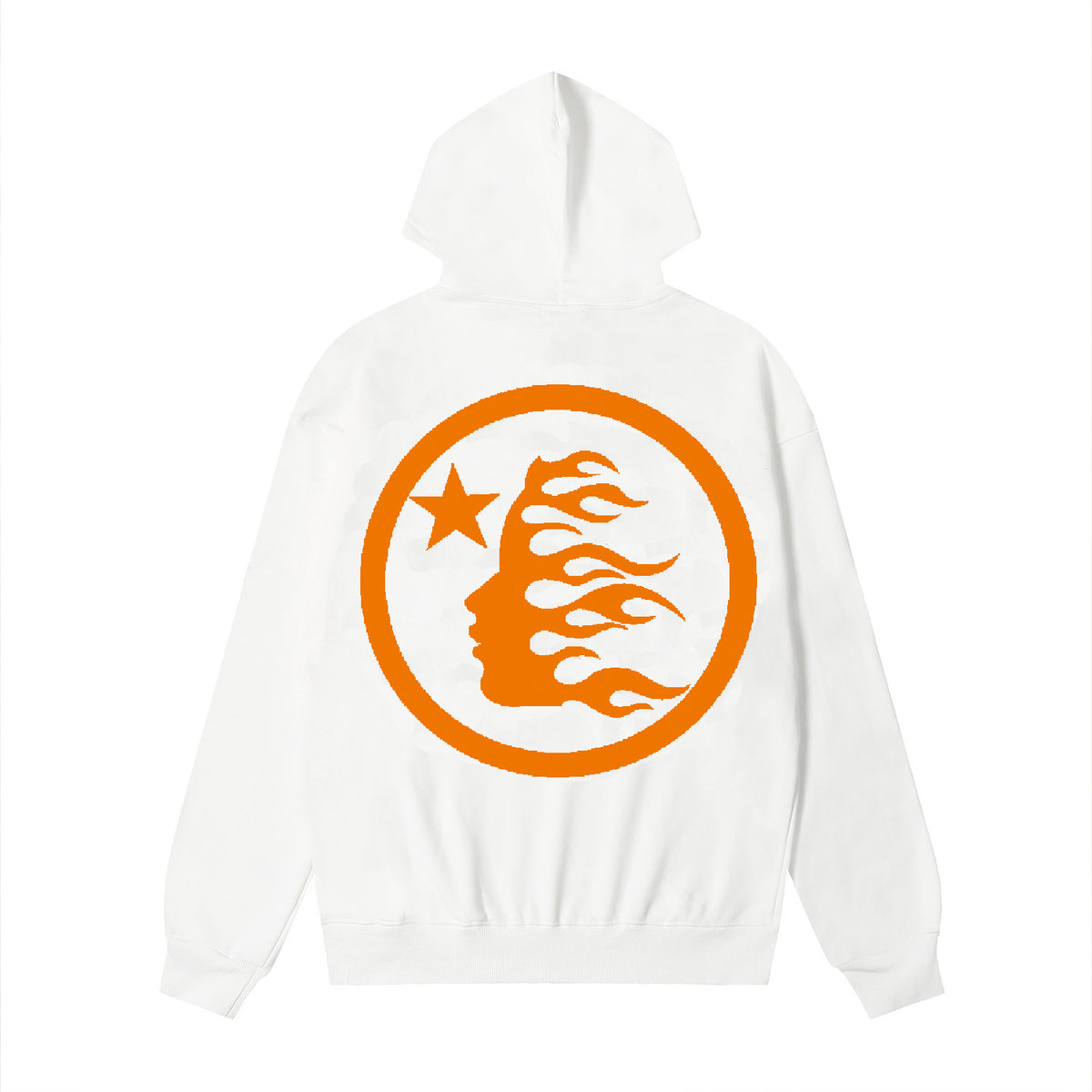 HELLSTAR Hoodie Front Logo Back Circle Graphic Street Pullover