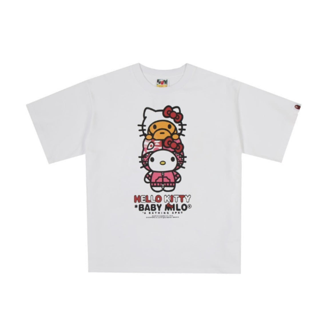 BAPE Baby Milo x Sanrio Characters Graphic T-Shirt Unisex