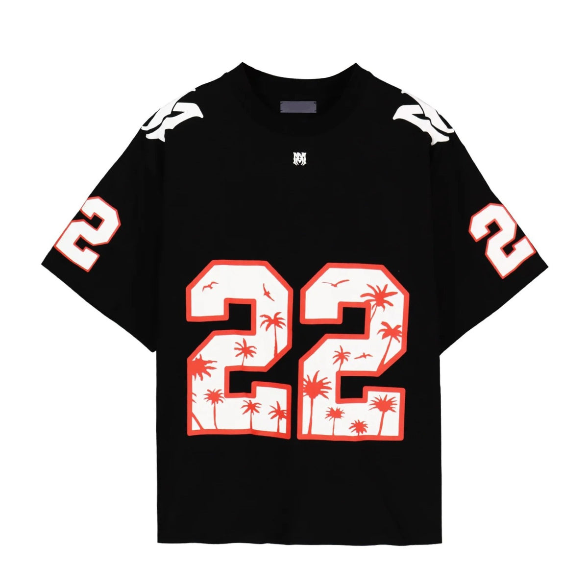 Amiri Multi‑Style Letter Logo Graphic Oversized Tee Streetwear Unisex