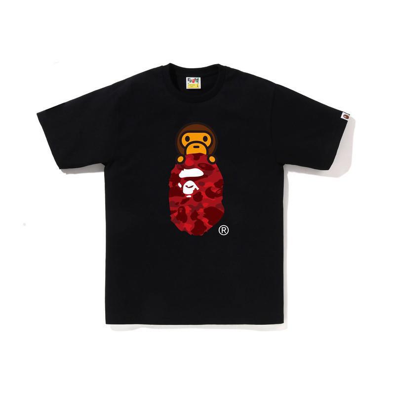 Bape Camo Ape Head Print Graphic Short Sleeve Tee Streetwear Unisex