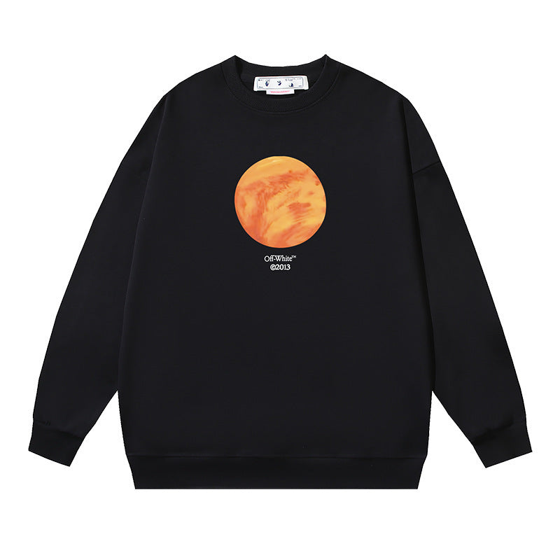 Off-White Multi Graphic Arrow Logo Unisex Crew Neck Sweatshirt