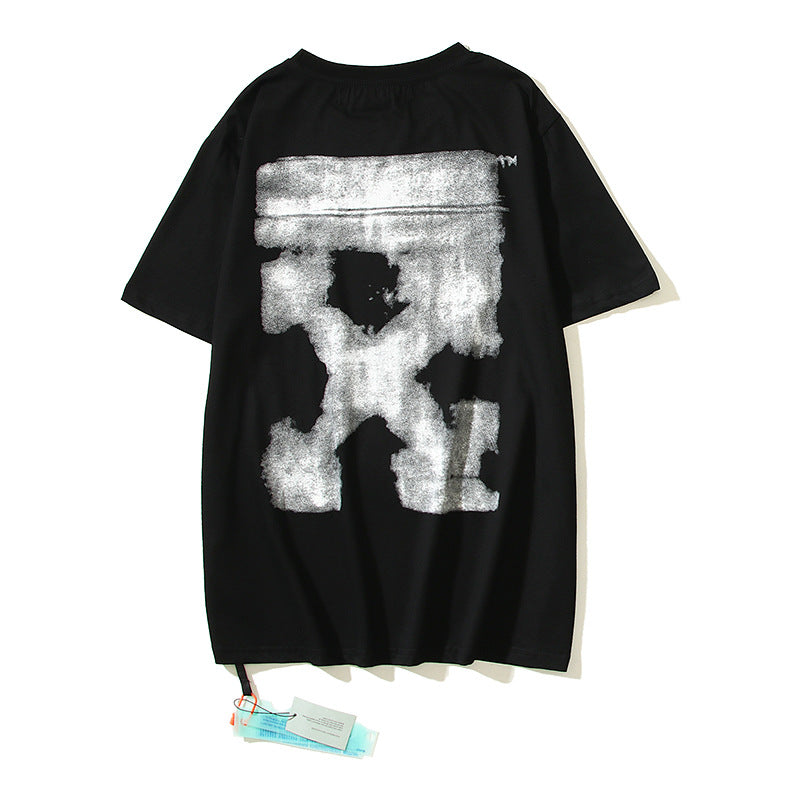 Off-White Arrow Graphic Print Short Sleeve Tee Streetwear Unisex