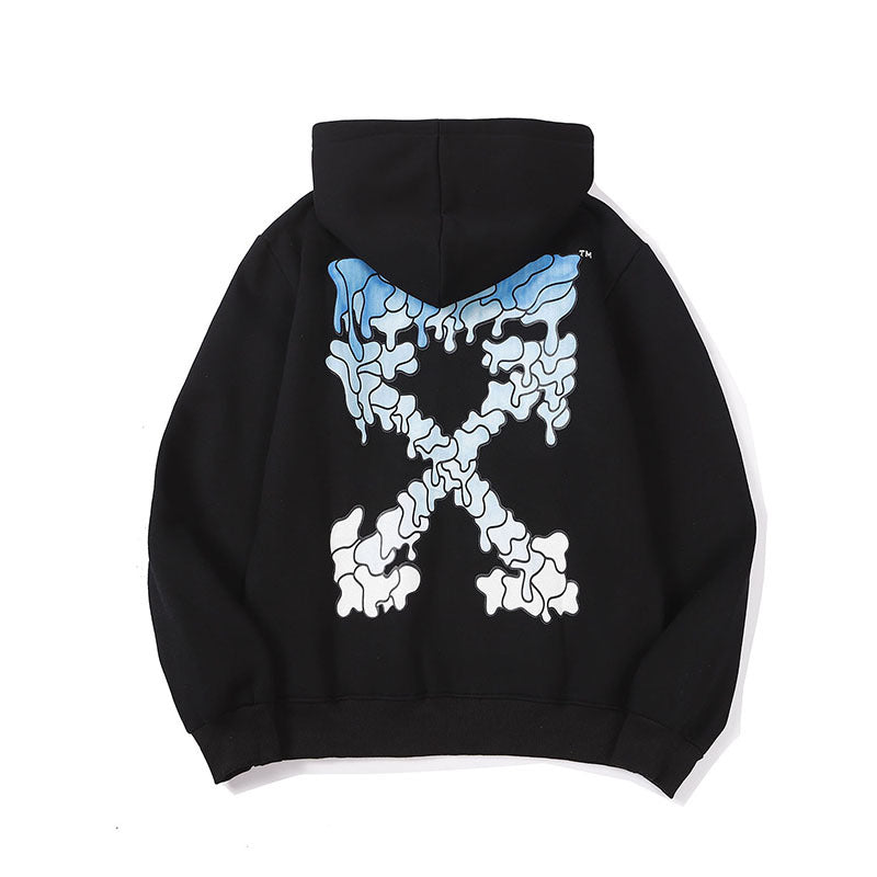 Off-White Arrow Graphic Print Hoodie Streetwear Unisex