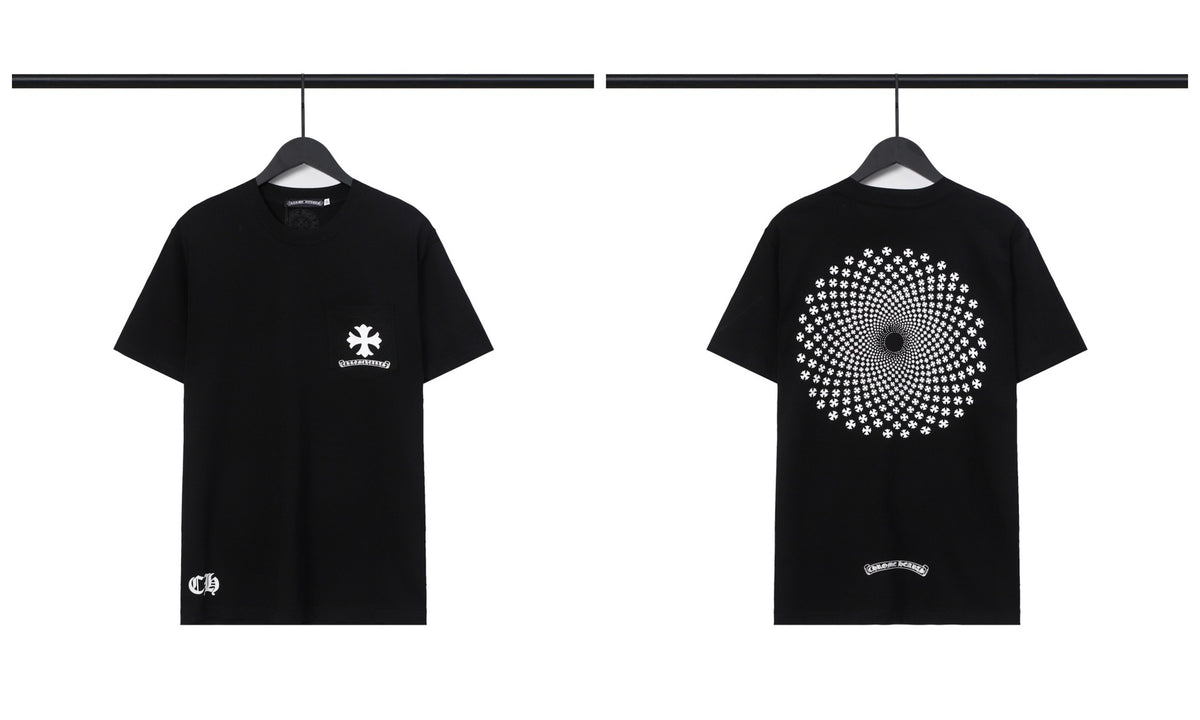 Chrome Hearts Cross Letter Graphic Short Sleeve Tee Streetwear Unisex