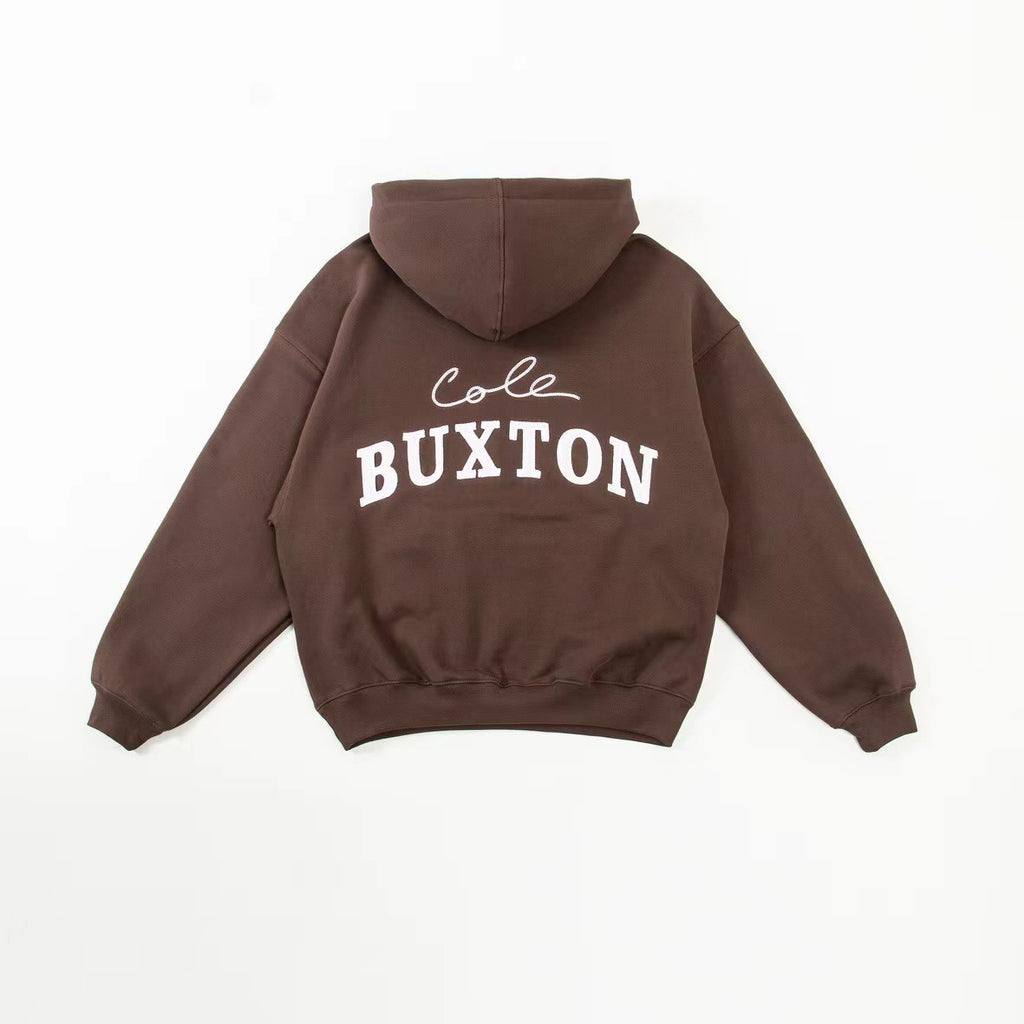 Cole Buxton Logo Hoodie Men Oversized Casual Streetwear Pullover
