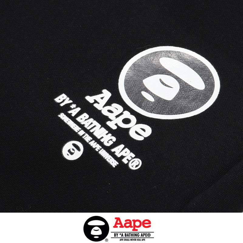 BAPE Aape Ape Big Logo Print Cuffed Jogger Sweatpants Unisex
