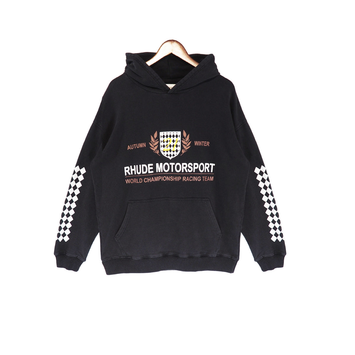 Rhude Cartoon Letter Hoodie Streetwear Cotton Pullover Sweatshirt