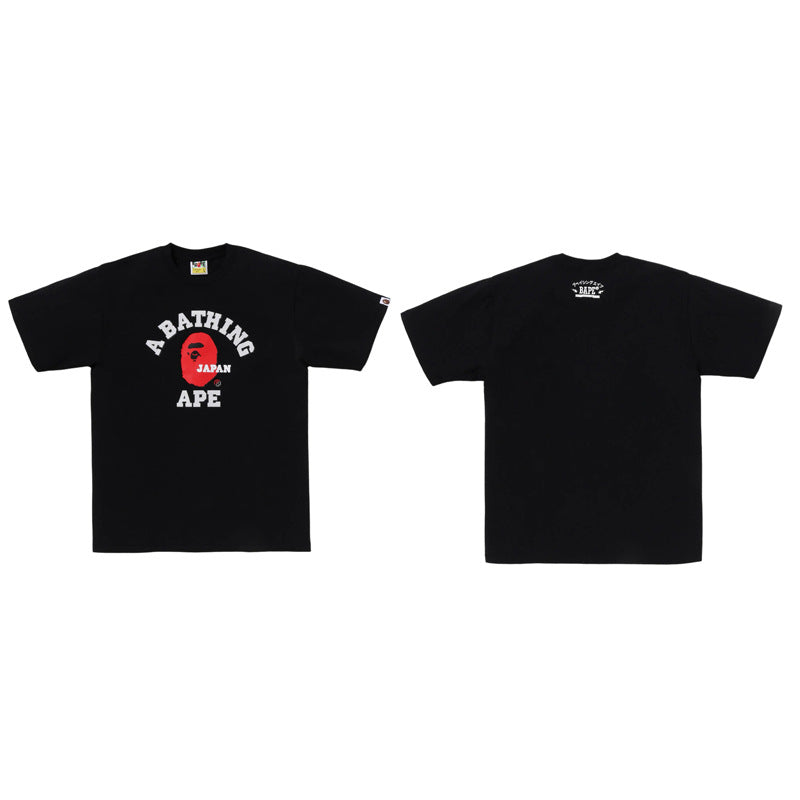 Bape Ape Head Graphic Short Sleeve Tee Streetwear Unisex