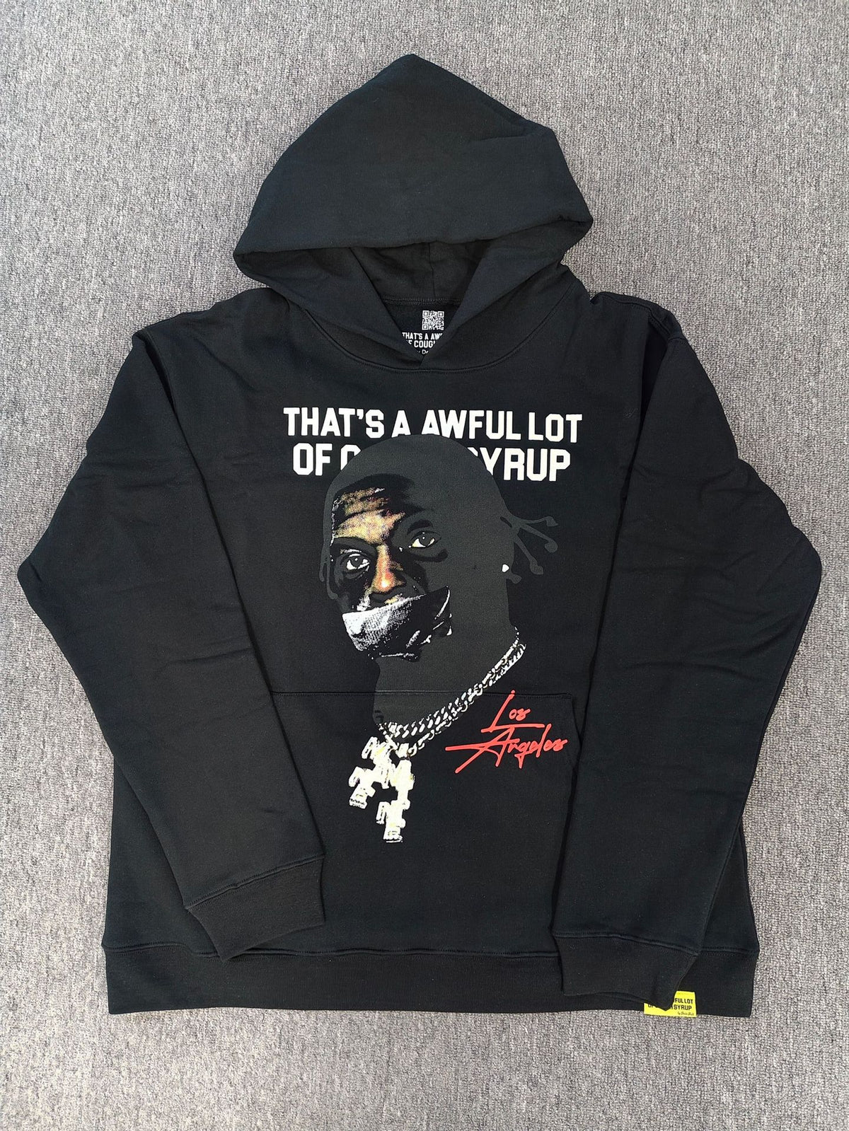 That's A Awful Lot Of Cough Syrup Graphic Hoodie Streetwear Pullover