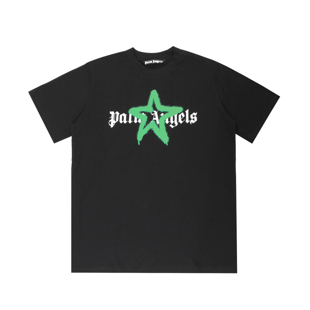 Palm Angels Teddy Bear Graphic Tee Loose Unisex Streetwear T-Shirt