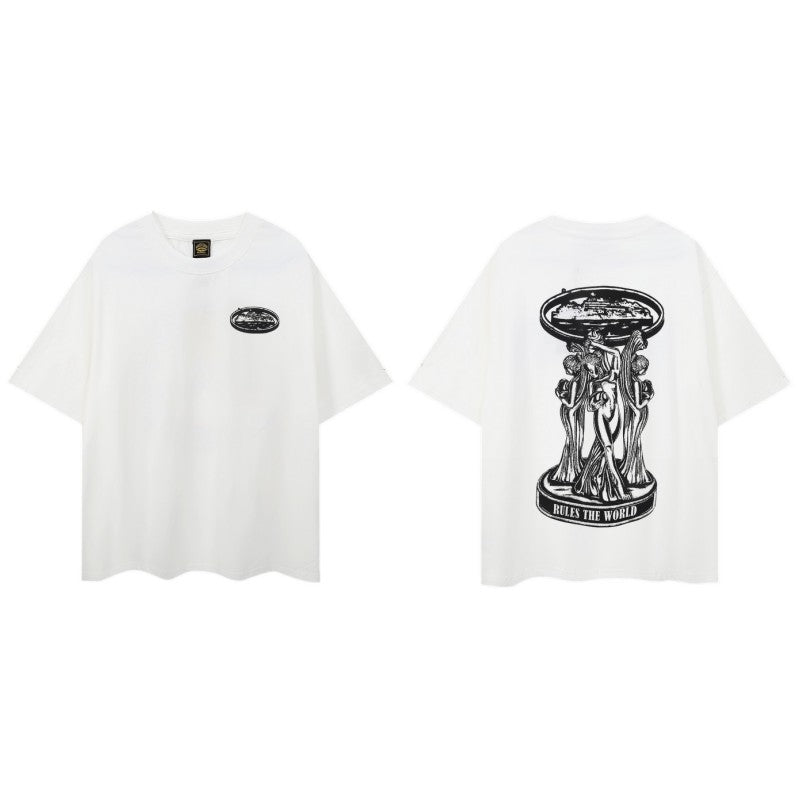 Corteiz Graffiti Graphic Tee Loose Unisex High Street T-Shirt