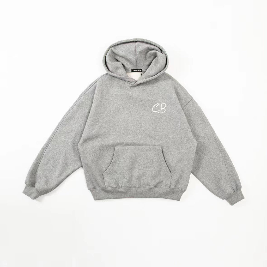 Cole Buxton Logo Hoodie Men Oversized Casual Streetwear Pullover