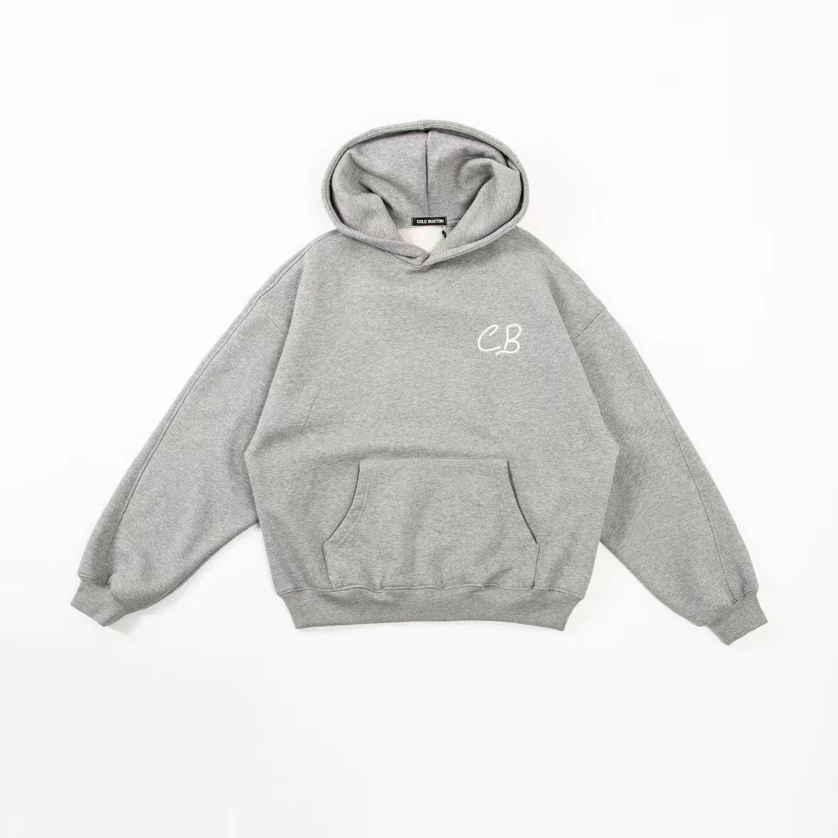 Cole Buxton Logo Hoodie Men Oversized Casual Streetwear Pullover