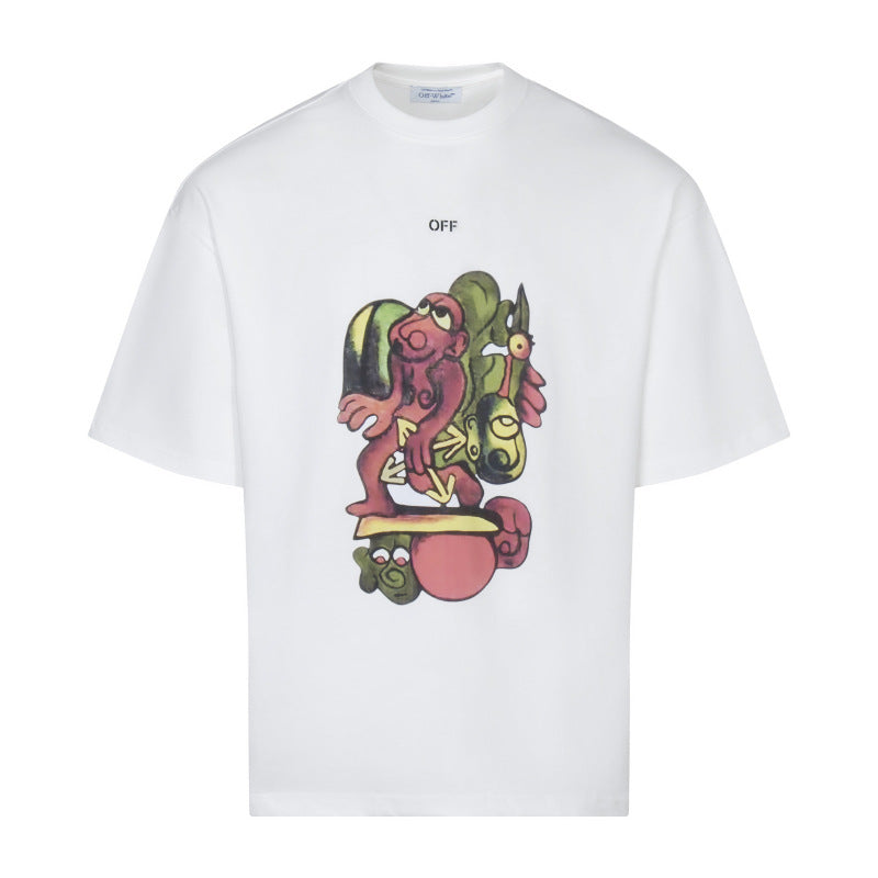 Off-White Arrow Graphic Crew Neck Short Sleeve T Shirt