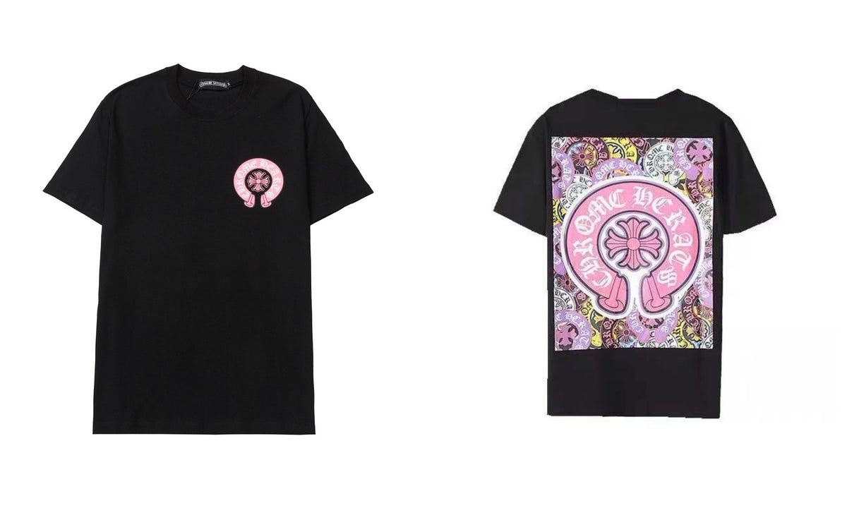 Chrome Hearts Cross Letter Graphic Short Sleeve Tee Streetwear Unisex
