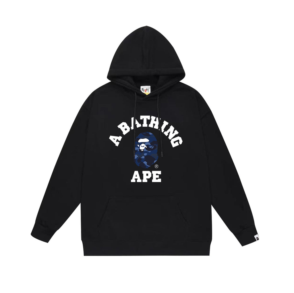 BAPE Hoodie Multi Camo Ape Head Print Street Fleece Pullover
